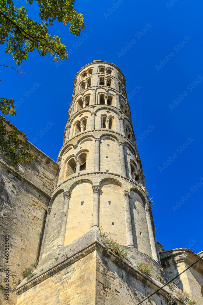 Uzes, Fenestrelle Tower, Cathedral of St. Theodore, Languedoc Ro