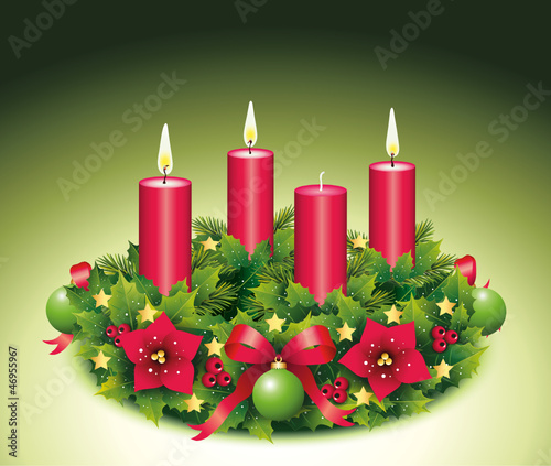 Dritter Advent / Adventskranz