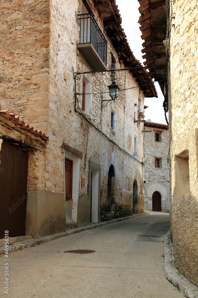 Villarroya de los Pinares village Teruel Aragon Spain