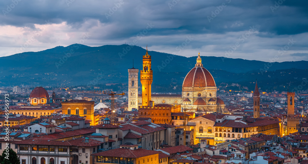 Duomo cathedral in Florence - obrazy, fototapety, plakaty 