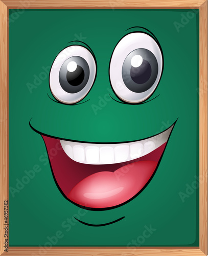 a green board