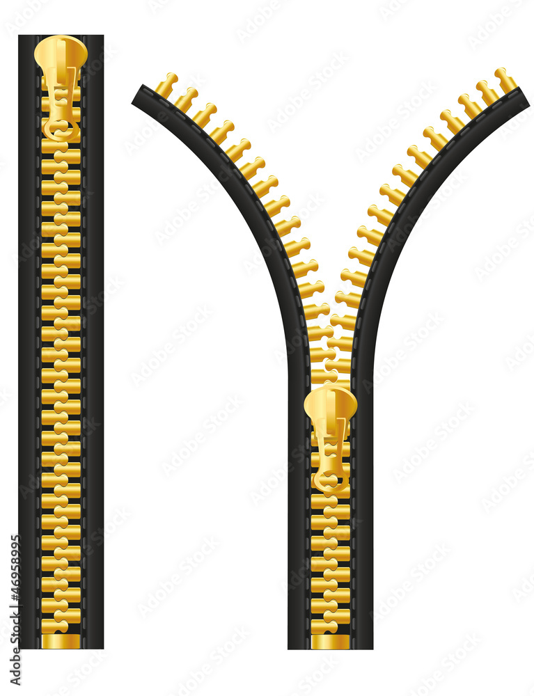 Obraz premium zipper illustration