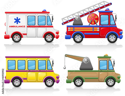 car icon set illustration