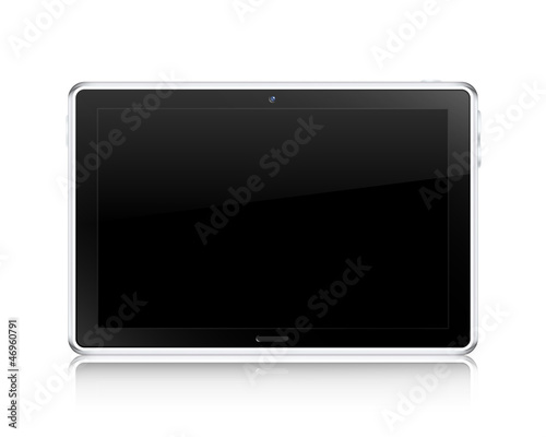 Tablet computer concept. Vector illustration