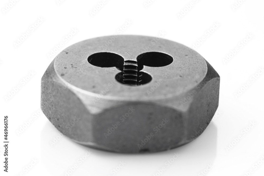 External tapping tool on white background