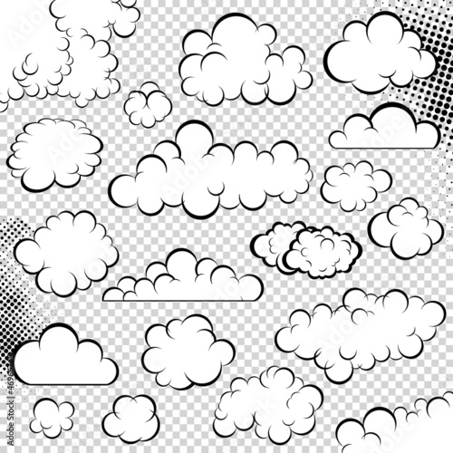 Vector clouds collection