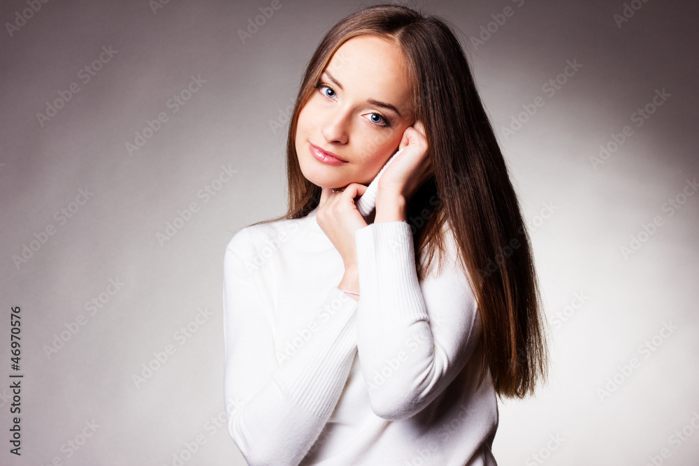 Photo of beautiful woman with magnificent hair Photo of beautiful woman with magnificent hair