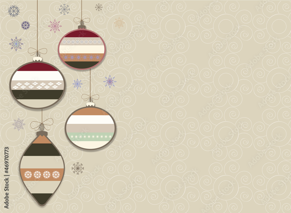 Naklejka premium Christmas card