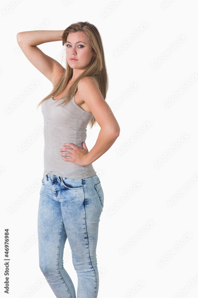 Natural styled woman Natural styled woman