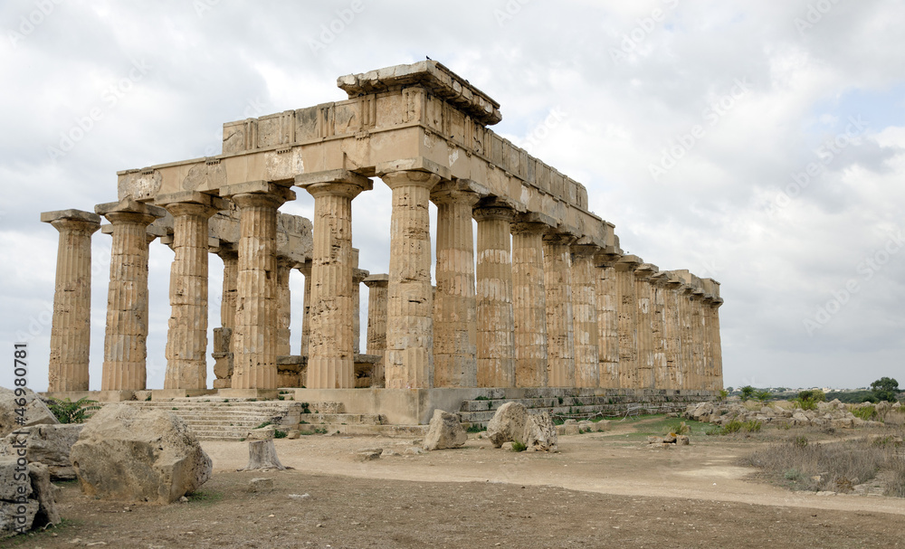 Greek Temple in Selinunte
