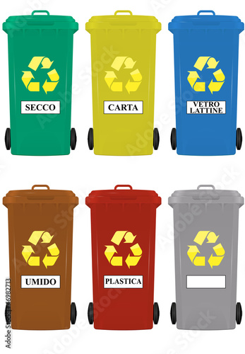 wheelie bins italian