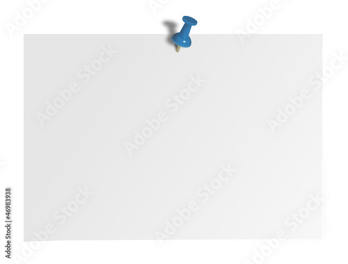 Blatt mit Pin