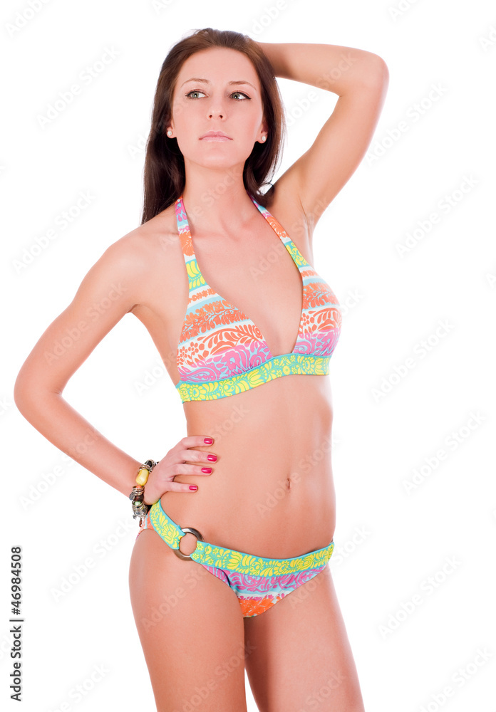 Sexy woman with perfect body (isolated on white background) Sexy woman with perfect body (isolated on white background)