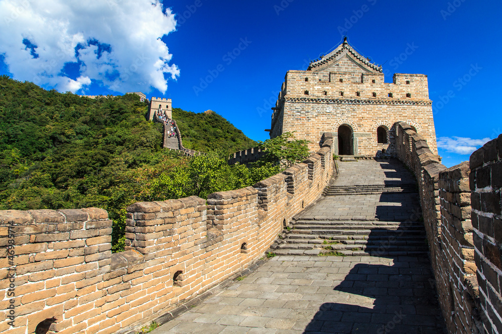 Tower on the great wall of China