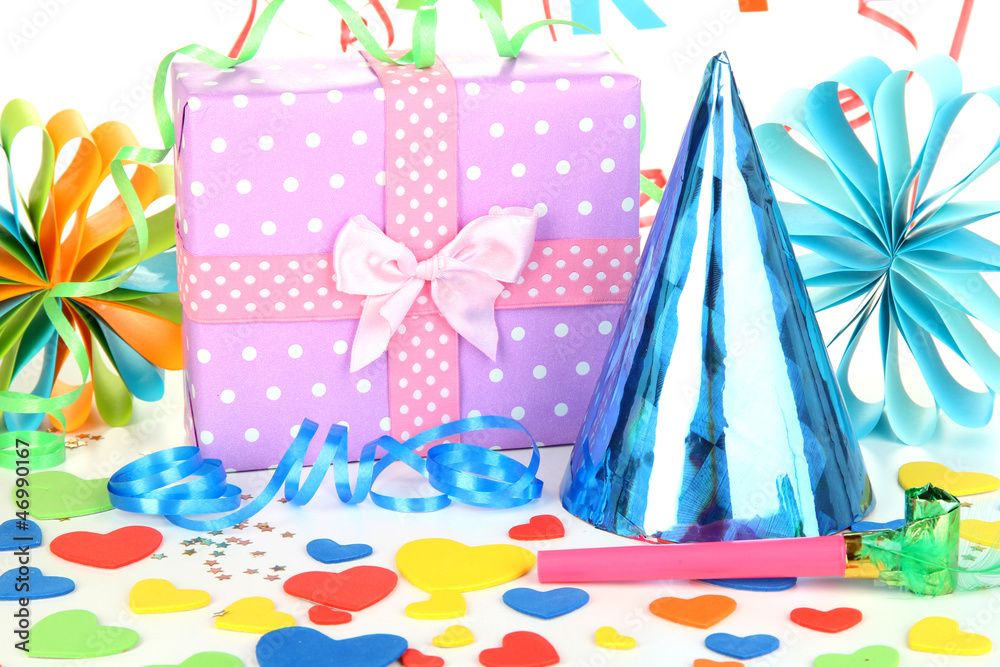 Fototapeta premium Party decorations close up