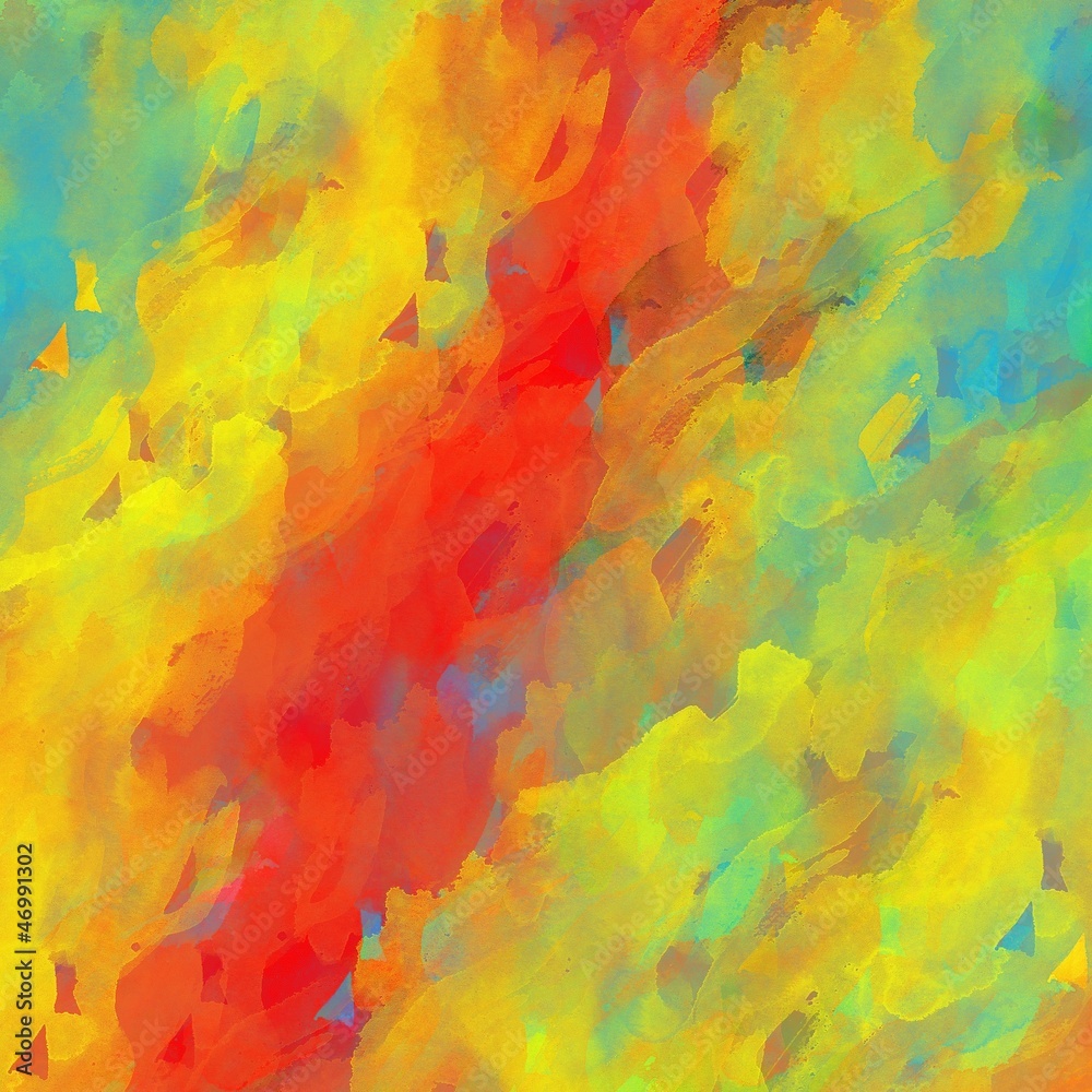 Abstract colorful grunge art watercolor hand paint background
