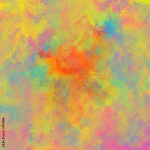 Abstract colorful grunge art watercolor hand paint background