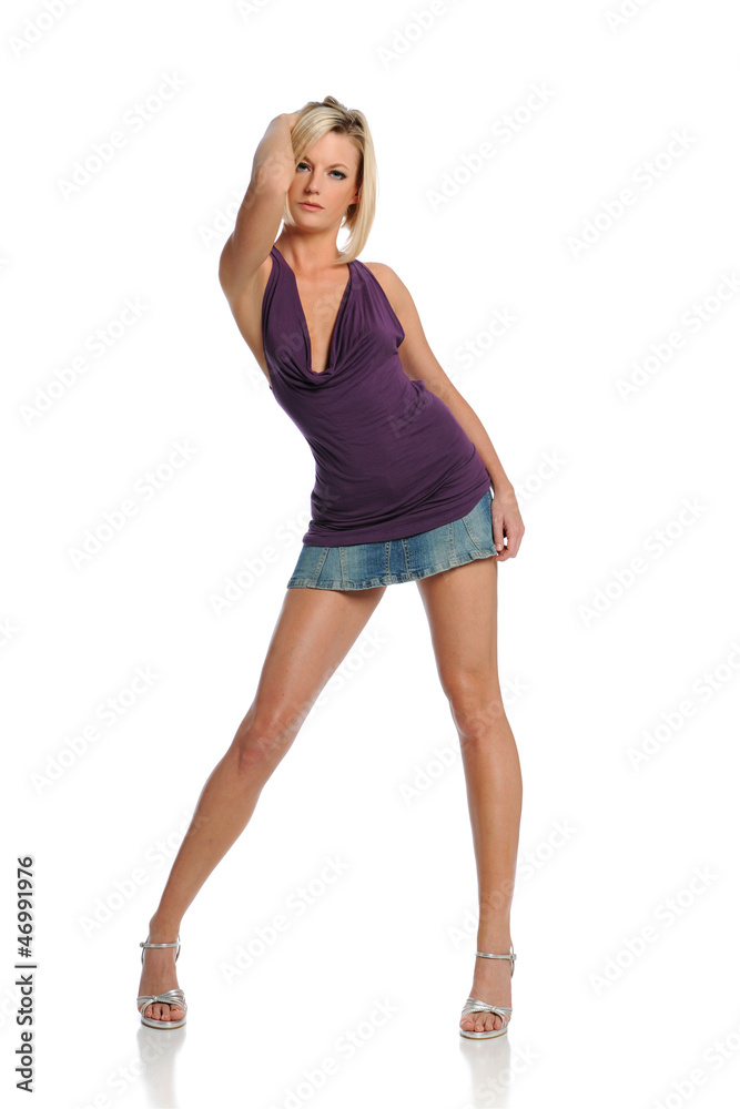 Fototapeta premium Young Blond Woman posing