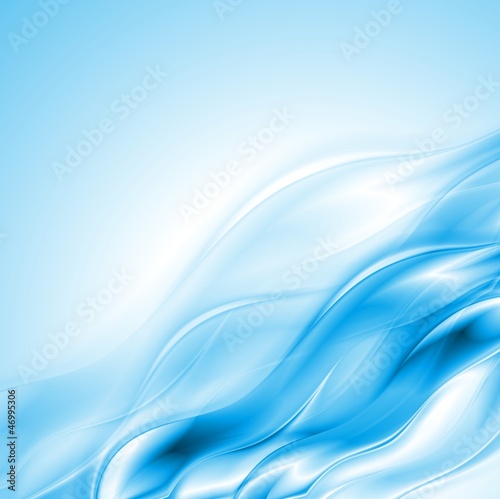 Bright waves vector background © saicle