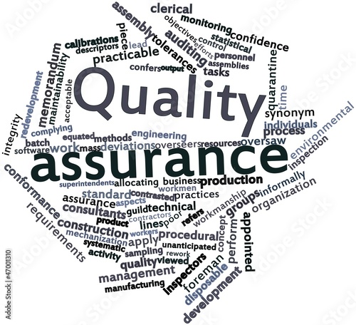 Word cloud for Quality assurance