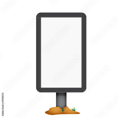 Blank billboard