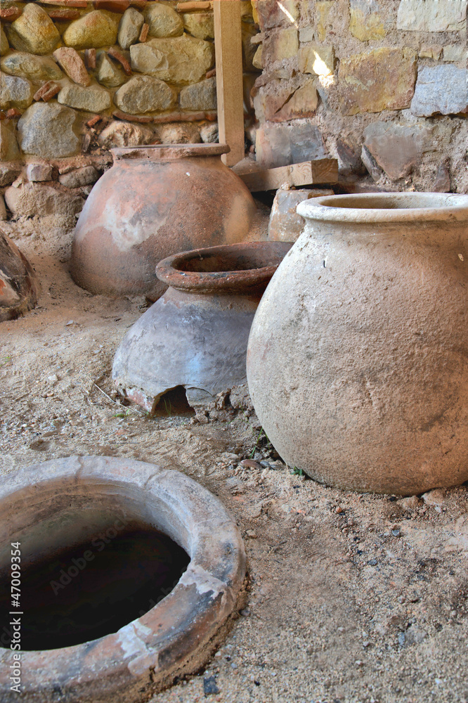 old clay pot excavations into ancient city ruins old clay pot excavations into ancient city ruins