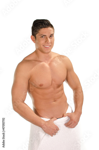 Portrait of sexy muscular man