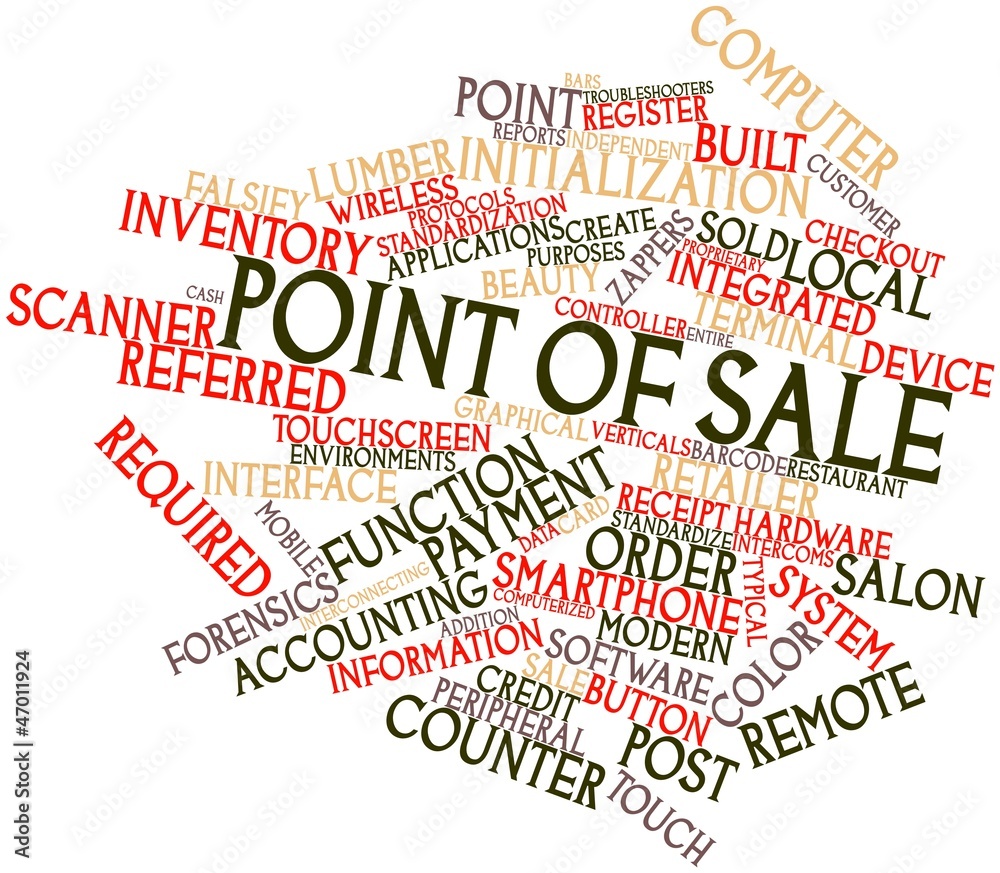 Word cloud for Point of sale