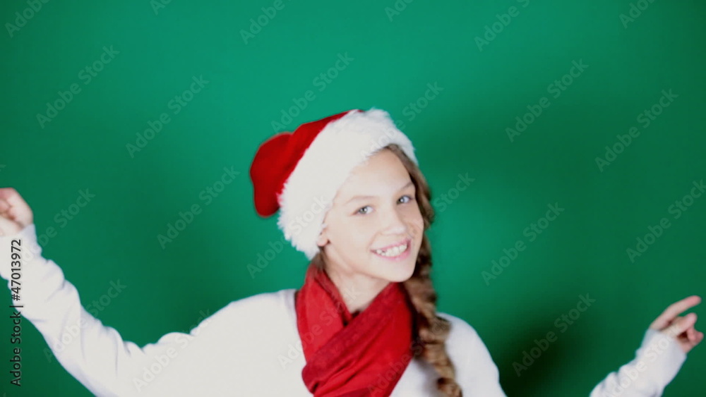 Little girl Santa Little girl Santa
