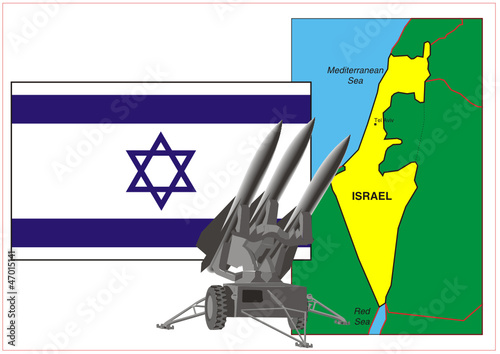 Raketen in Richtung Israel