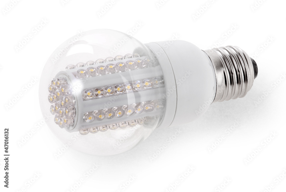 LED Bulb isolated on white background