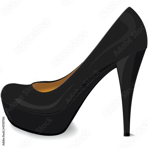 black platform pumpp