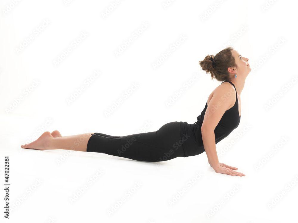 advanced yoga pose demonstration