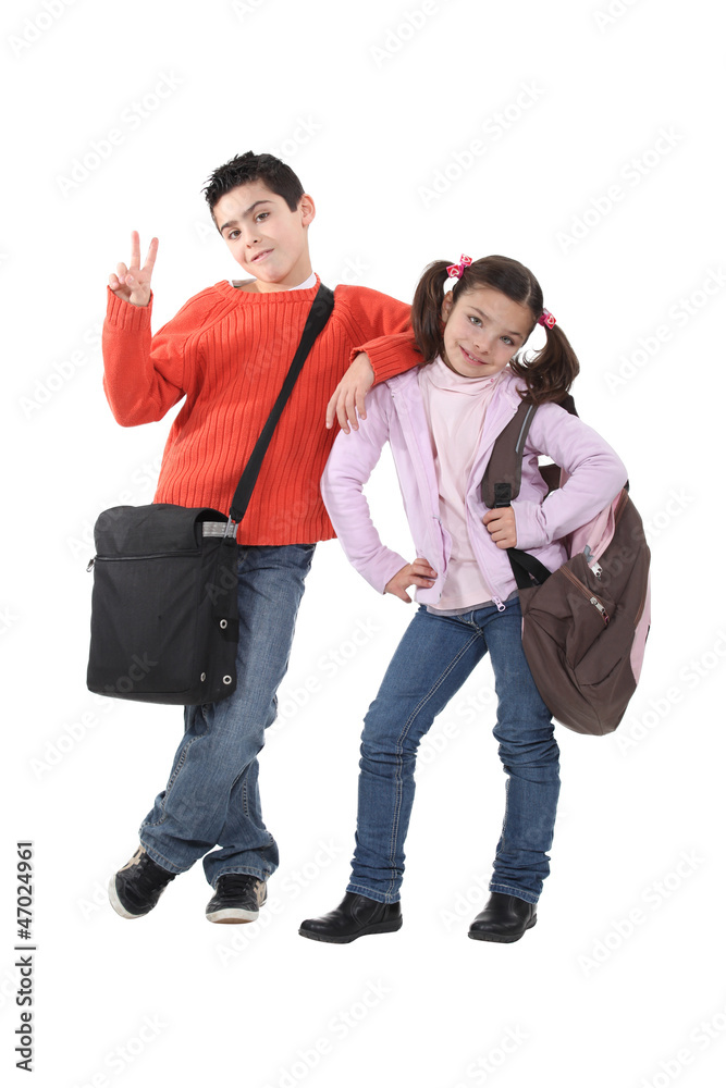 Obraz premium schoolchildren