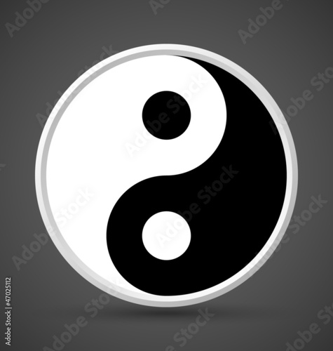 Yin Yang symbol icon
