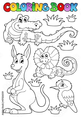 Coloring book Australian fauna 2