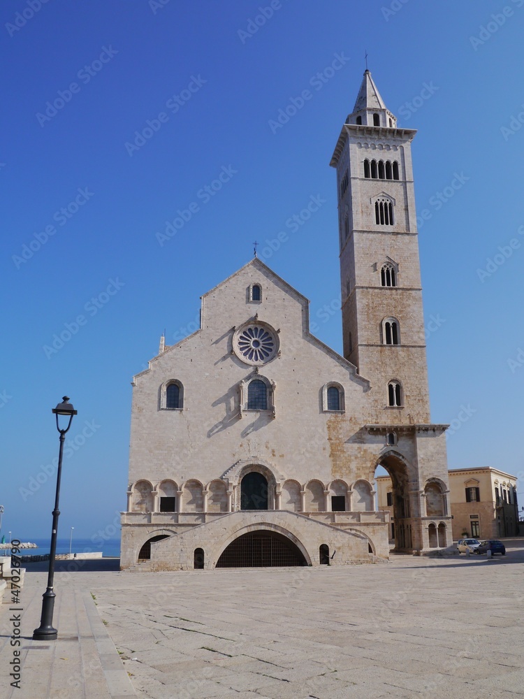 The cathedral of Trani in Apulia in Italy