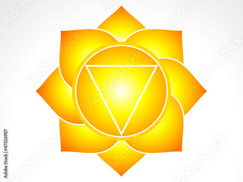 vector solar plexus chakra