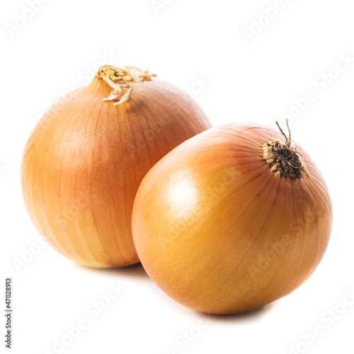 Onion bulbs isolated