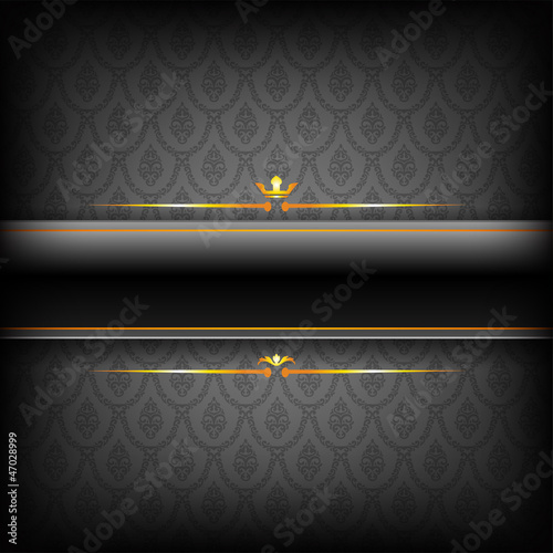 Black and Gold Luxury Background.