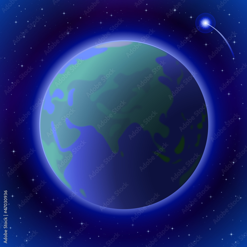 Earth in space Earth in space
