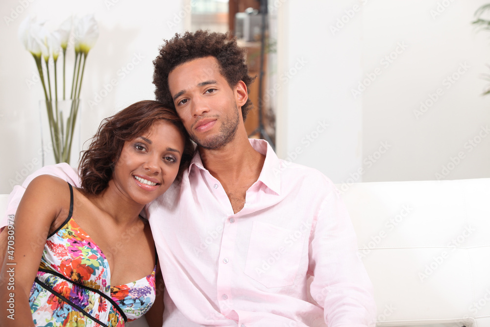 Obraz premium Affectionate couple