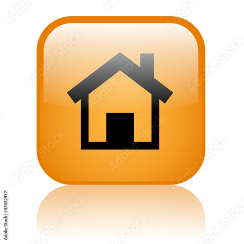 "HOME" Web Button (website homepage internet start information)
