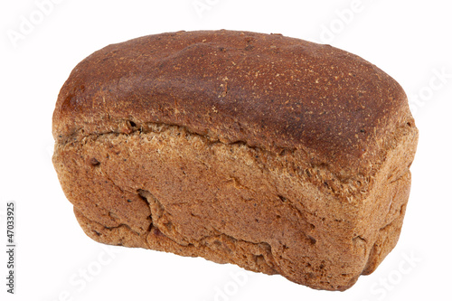 Black bread closeup