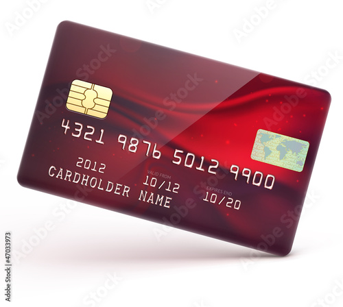 Red credit card