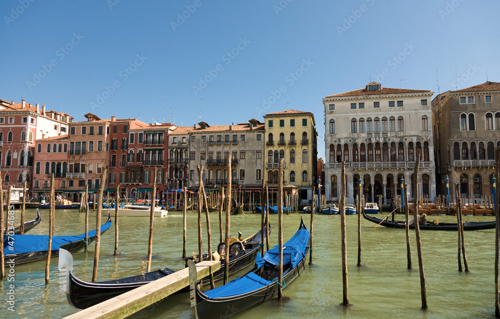 Gondola on the Grand Canal Venice, Italy