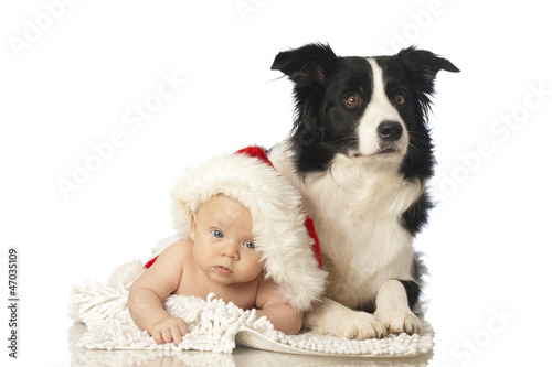 Baby with Dog - Baby mit Hund