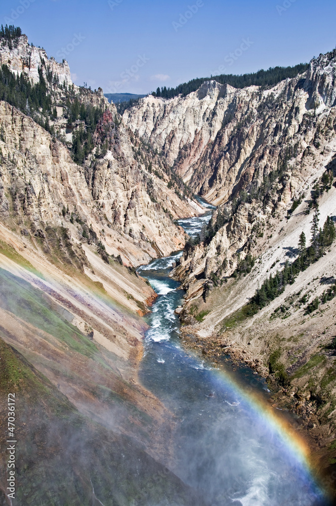 Grand canyon of the Yellowstone - Wyoming USA