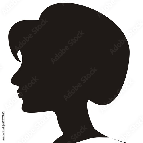 silhouette girl