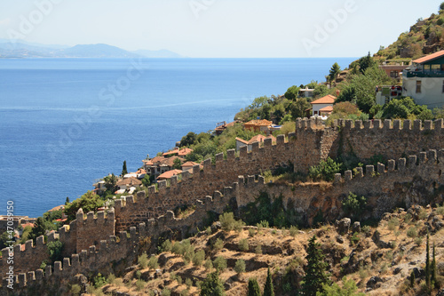 Alanya fortress wall  Turkey